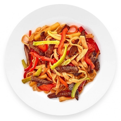 Удон WOK с говядиной